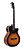 VIOLAO TAGIMA DALLAS ELETRO ACUSTICO DSBS DROP SUNBURST SATIN - Imagem 1