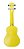 UKULELE SOPRANO 21 ABS TAMPO TIPO FLAMED OKUME AMARELO COM CAPA COLORS SERIES WINNER - Imagem 3