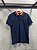 CAMISA POLO ADIDAS ESSENTIAL(AZUL MARINHO/LARANJA) - Imagem 1