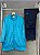 CONJUNTO MIZUNO HELANCA (AZUL TURQUESA/AZUL MARINHO - Imagem 1