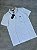 POLO HUGO BOSS BRANCA GOLA LISTRADA AZUL - Imagem 1