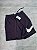 SHORT MOLETOM SWOOSH BRANCO AZUL MARINHO) - Imagem 1