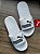 Chinelo slide Puma - Branco + preto - Imagem 2