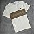 CAMISA LACOSTE COLOR BLOCK (BRANCO/BEGE) - Imagem 1