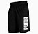 BERMUDA PUMA LETREIRO TAC TEL (PRETO) - Imagem 2
