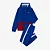 Conjunto Lacoste Sport -Vermelho+Azul - Imagem 1