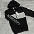 Moletom Lacoste Letreiro Preto-Cinza - Imagem 1