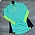 Jaqueta Quarter-Zip Football Feminino - verde agua - Imagem 1