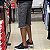 Bermuda brow Jeans - Cinza com respingos - Imagem 2