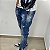 Calça Brow Jeans Azul - Detalhe x xx - Imagem 2
