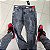 Calça Brow Jeans - cinza com tinta - Imagem 4