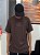 Camiseta Nike Sportswear Monogram- Marrom - Imagem 1