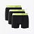 Cuecas Trunk 3-Pack em Microfibra - Preto/Verde - Imagem 1