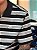Polo Nike Club Men's Striped Polo -Black + White - Imagem 2