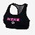 TOP NIKE WHOOSH ICON CLASH FEMININO- PRETO COM ROSA - Imagem 1