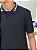 Polo Lacoste Masculina Slim Fit Gola assinalada - Preta - Imagem 2