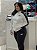Agasalho Feminino Puma Baseball Tricot - Branco + Preto - Imagem 1