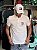 Polo Tommy Hilfiger Masculina Regular FIT- BRANCA COM AZUL - Imagem 1