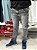 Calça jeans cinza marmorizado basica 7029 - Imagem 3