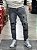 CALÇA JEANS CINZA MARMORIZADO CITY DENIM- 0122 - Imagem 1