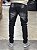 CALÇA JEANS CITY DENIM PRETA COM RESPINGOS- 0571 - Imagem 3