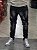CALÇA JEANS CITY DENIM PRETA COM RESPINGOS- 0571 - Imagem 1