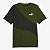 CAMISETA PUMA COLORBLOCK- PRETA E VERDE MILITAR - Imagem 1