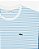 Camiseta lacoste listrada branco+AZUL - TH9749-23-F6Z - Imagem 2
