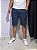 BERMUDA CARGO UNI-JEANS AZUL MARINHO - Imagem 1