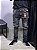 Calça jeans jogador botao preto - Imagem 2