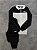 CONJUNTO PUMA COLORBLOCK- BRANCO E PRETO - Imagem 1