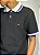POLO TOMMY HILFIGER GOLA DETALHADA- PRETA - Imagem 2