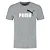 camiseta puma logo ess 2 cinza e preto - Imagem 1