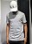 POLO TOMMY HILFIGER LIQUID COTTON REG SE LISTRADA CINZA + BCO - Imagem 1