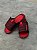 SLIDE LACOSTE VELCRO- VERMELHO COM VINHO - Imagem 1