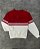 Moletom Tommy hilfiger gola careca (vermelho+branco) - Imagem 1