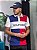 POLO TOMMY HILFIGER COLORBLOCK TRICOLOR - Imagem 1