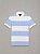 POLO TOMMY HILFIGER LISTRADA-  BRANCA E AZUL BEBÊ - Imagem 1