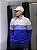 POLO TOMMY HILFIGER MANGA LONGA LISTRADA- BRANCA E AZUL ROYAL - Imagem 1