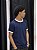 Camiseta bicolor azul  marinho - Imagem 1