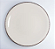 Conjunto 6 Pratos Rasos Porcelana Creme Rustica 27cm - Imagem 1