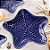 Conjunto 8 Estrelas Decorativas Wolff Ocean De Ceramica Azul 15cm - Imagem 2