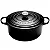 Panela Redonda 28cm Signature Black Onyx Le Creuset - Imagem 1