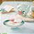 Mini Prato p/ Bolo Branco - Blushing Birds - Imagem 2