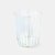 Conjunto 6 copos agua transparente e branco - Imagem 1