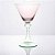 Conj 2 Taças de Vidro Rosa e Verde 150ml - Imagem 1