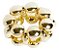 Conjunto 6 Argola De Guardanapos Auguri Dourado - Imagem 1