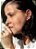 Brinco chapa lisa com desing bold - Evelyn - Imagem 2