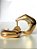 Brinco chapa lisa com design bold - Isabella - Imagem 1
