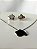 Conjunto de brinco e colar com pingente orgânico - Paula - Imagem 5